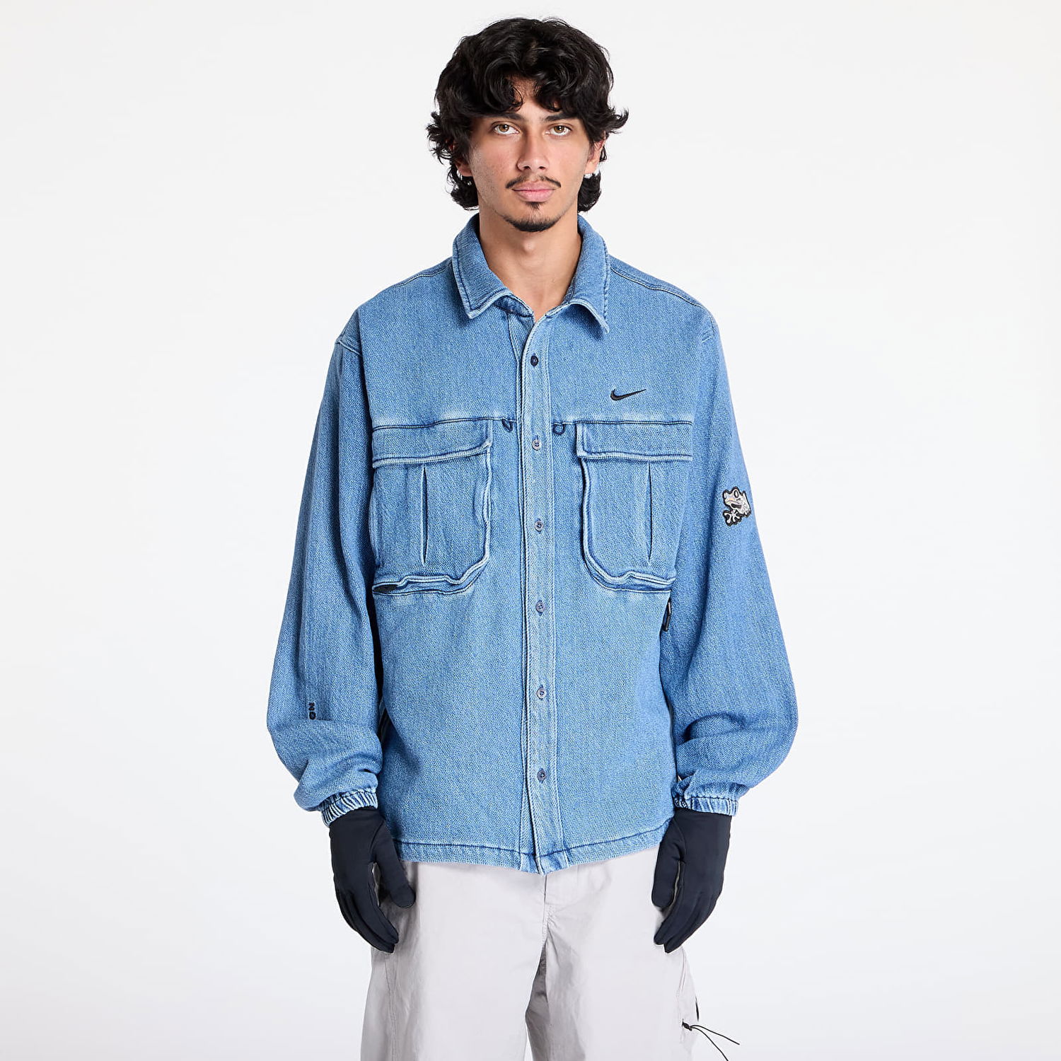 Košeľa Nike Shirt Button-Down Top Modrá | FZ3260-486, 0