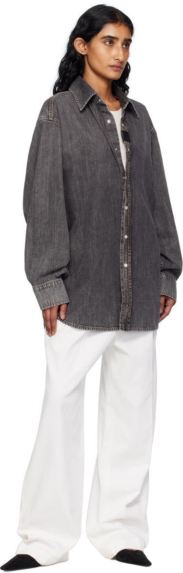 Košeľa Stella McCartney Stella McCartney Lightweight Denim Shirt Šedá | 6D03973SQH31, 3