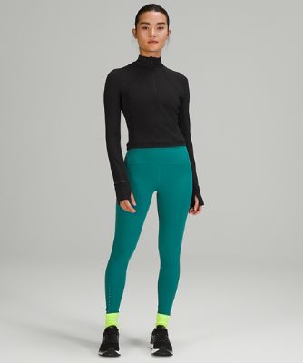 Mikina lululemon It's Rulu Cropped Half-Zip Running Top Čierna | prod10641685, 8