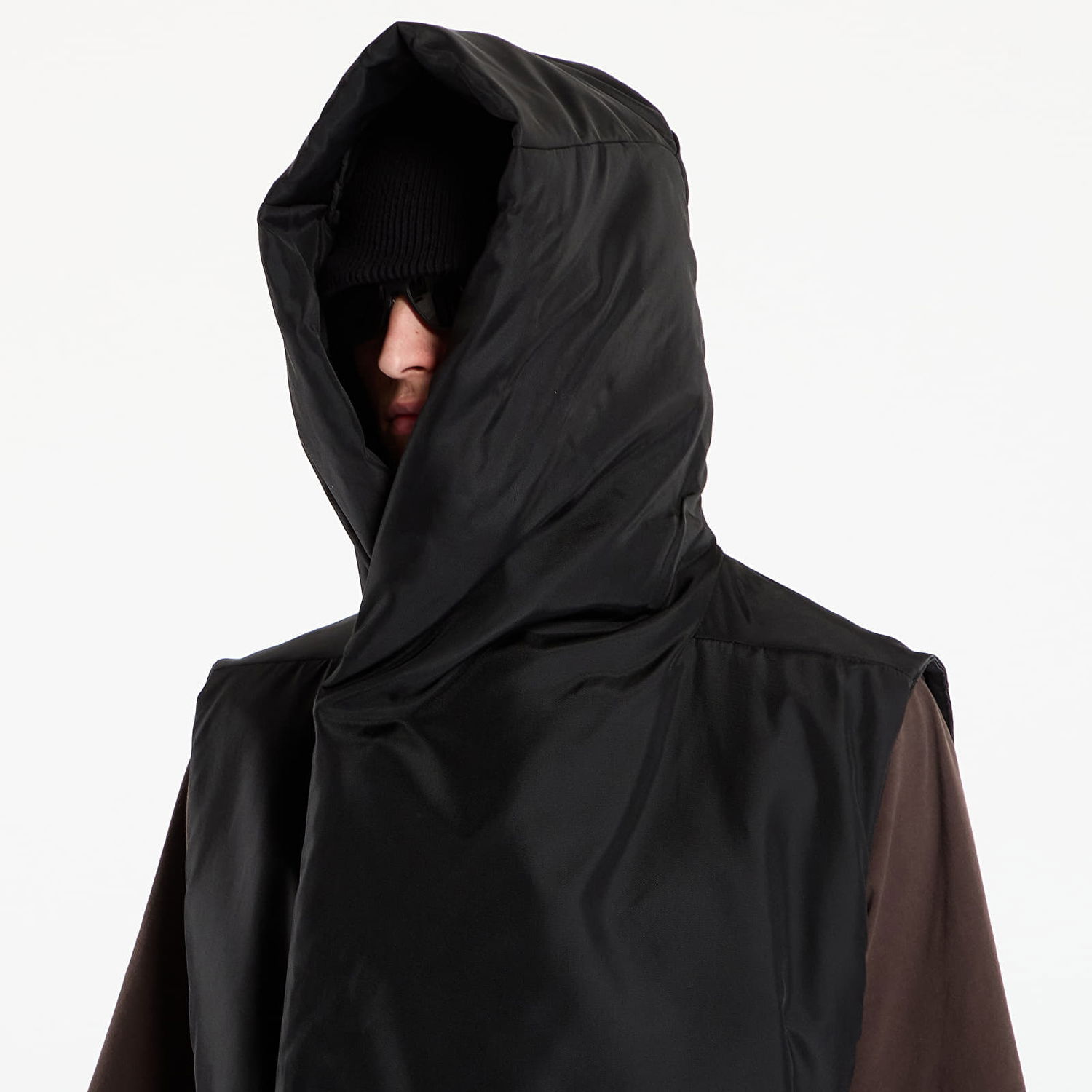 Kabáty Rick Owens Rick Owens DRKSHDW Hooded Liner Čierna | DU02E7972 NCV 09, 1