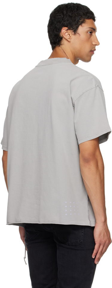 Tričko Ksubi Ksubi Blasted Ekcess Short Sleeve T-Shirt Šedá | MFA25TE007, 2
