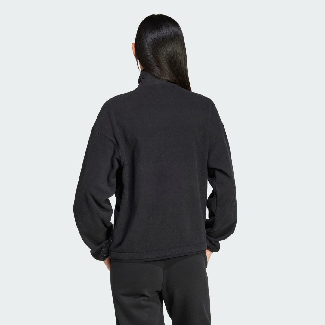 Mikina adidas Performance City Escape Polar Fleece Track Top Čierna | IV9784, 1