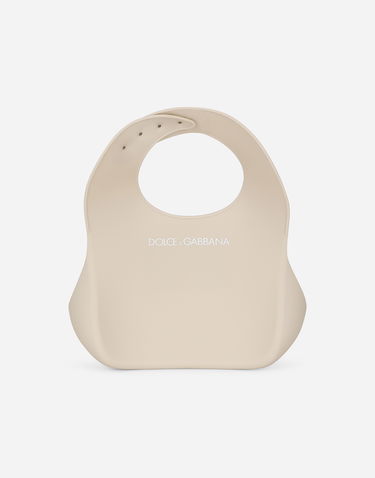 Oblečenie Dolce & Gabbana Dolce & Gabbana Silicone Bib with Logo Béžová | LN5H41G7M7HM0299, 3