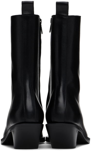 Šaty Ann Demeulemeester Ann Demeulemeester Vesper Leather Boots Čierna | 2402-W-A04-LT141-099, 1