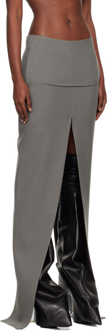 Sukňa Rick Owens Concordians Sliced Maxi Skirt Šedá | RO02E4387 WD, 1