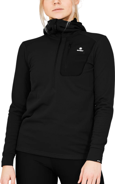 Mikina Saysky Saysky Combat Half Zip Fleece Hoodie Čierna | nwrho30c-901, 0
