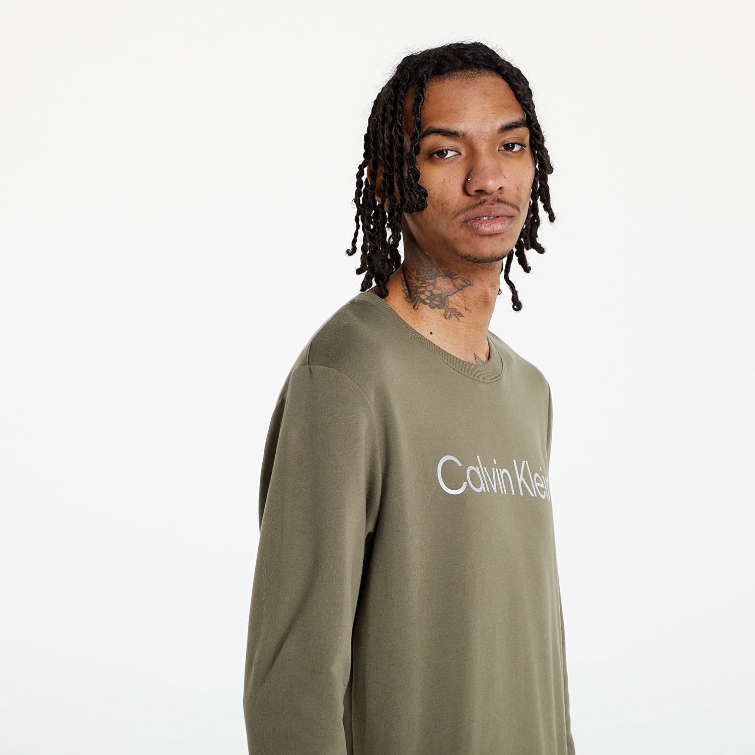 Tričko CALVIN KLEIN Logo Tee Zelené | NM2265E-0SS, 1