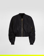 Nylon Gabardine Bomber Jacket Woman Collection