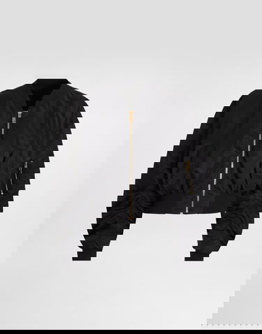 Bomber bunda Dolce & Gabbana Nylon Gabardine Bomber Jacket Woman Collection Čierna | F9T51TFUS3DN0000, 0