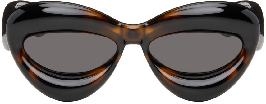 Slnečné okuliare Loewe Tortoiseshell Inflated Cat-Eye Sunglasses Hnedá | LW40097I 192337140099, 0
