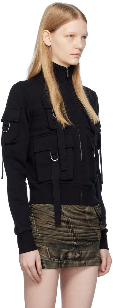 Mikina Blumarine Cargo Pocket Sweatshirt Béžová | A344F002A, 4