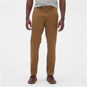 GAP Chino Straight Fit Pants Palomino Brown Global 500359-03