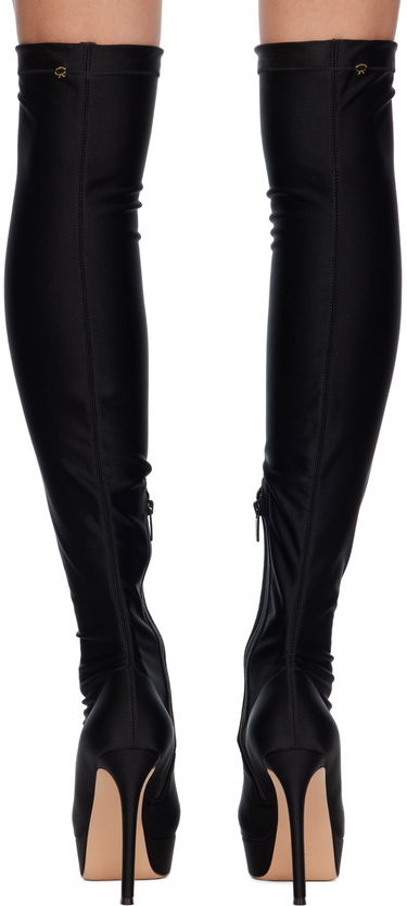 Tenisky a topánky Gianvito Rossi Platform Over-The-Knee Boots Čierna | G80236.85RIC.CUP, 1