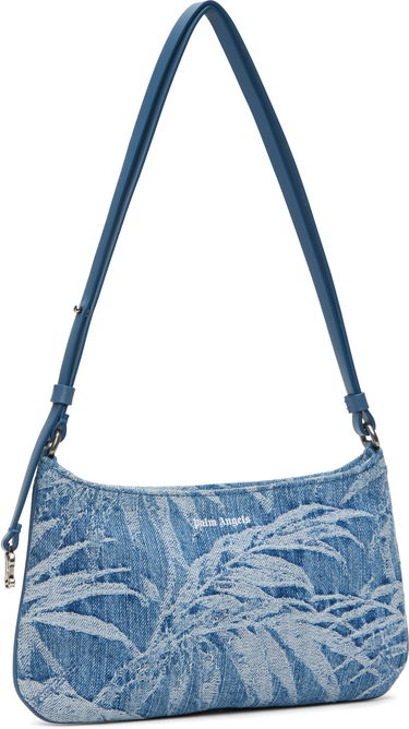 Taška cez rameno Palm Angels Palm Angels Giorgina Denim Shoulder Bag Modrá | PWNN034S25DEN0016101, 1
