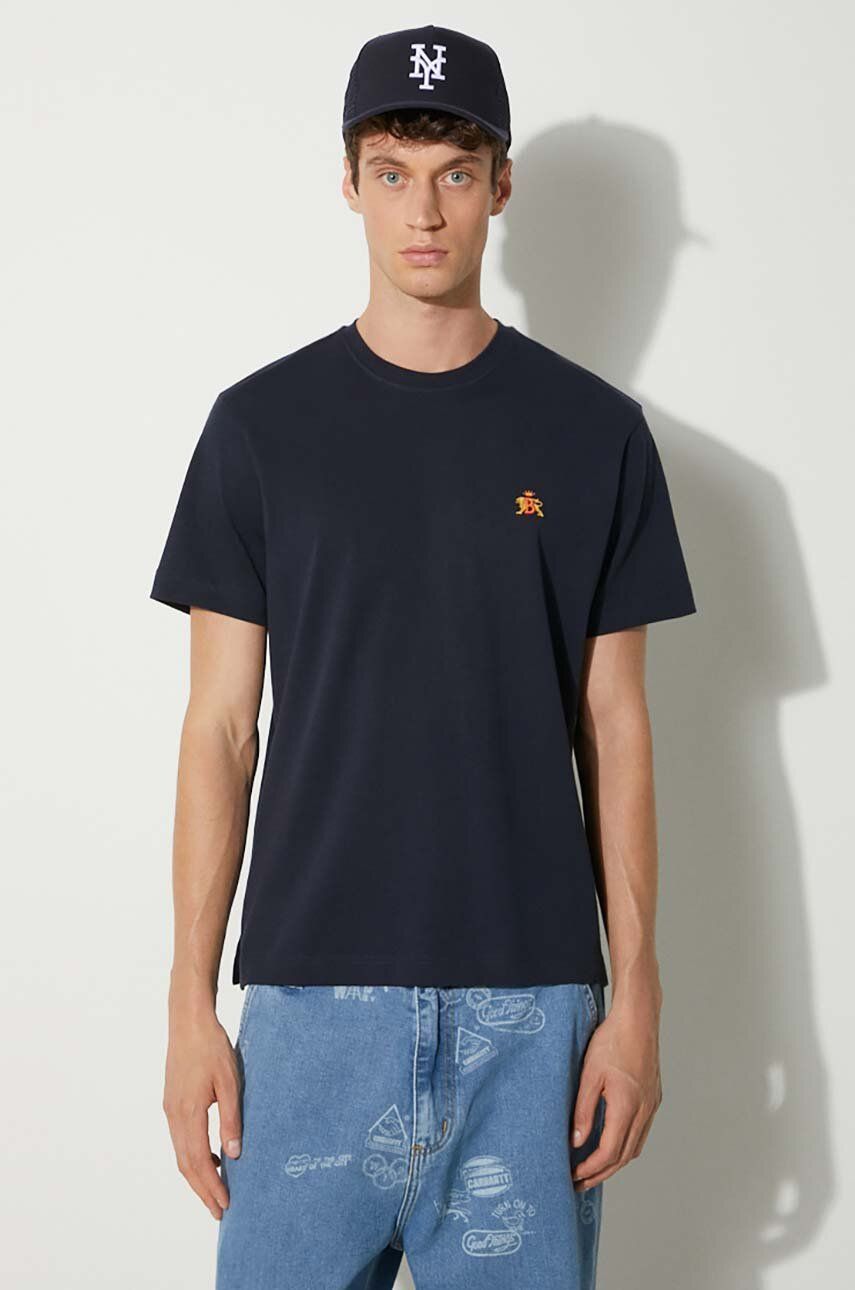 Tričko Baracuta Baracuta Logo T-Shirt Navy | BRTEE0015, 0