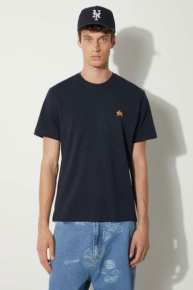 Tričko Baracuta Baracuta Logo T-Shirt Navy | BRTEE0015, 0