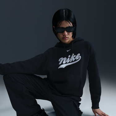 Mikina Nike Sportswear Phoenix Fleece Hoodie Čierna | IB9974-010, 4