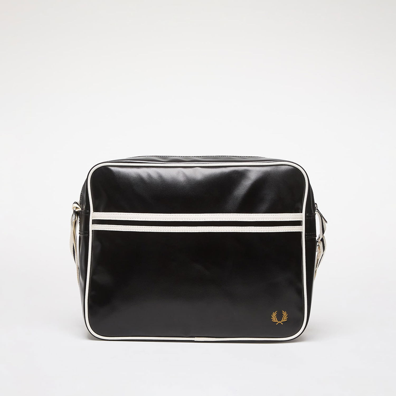 Taška cez rameno Fred Perry Classic Shoulder Bag Black/ Ecru Universal Čierna | L8257 D57, 0