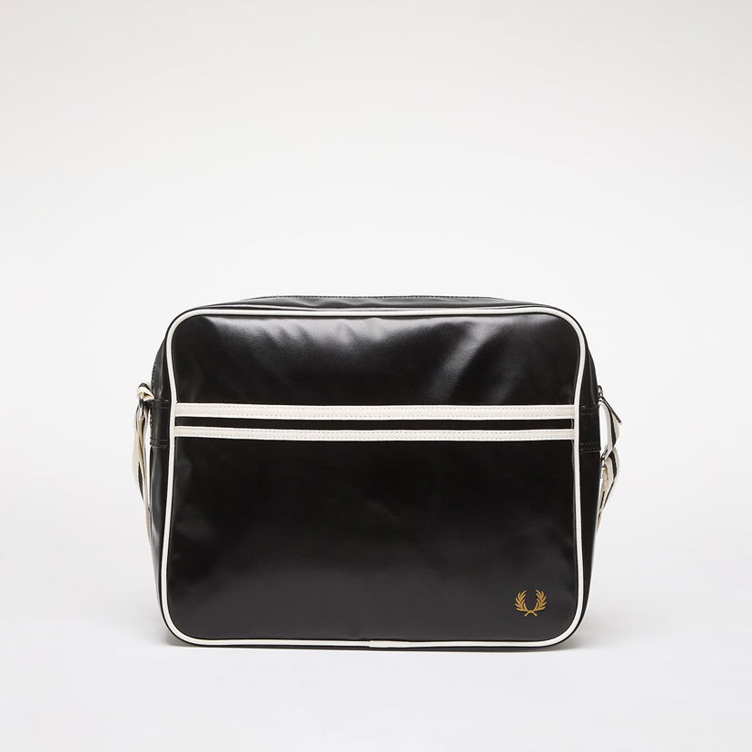 Taška cez rameno Fred Perry Classic Shoulder Bag Black/ Ecru Universal Čierna | L8257 D57