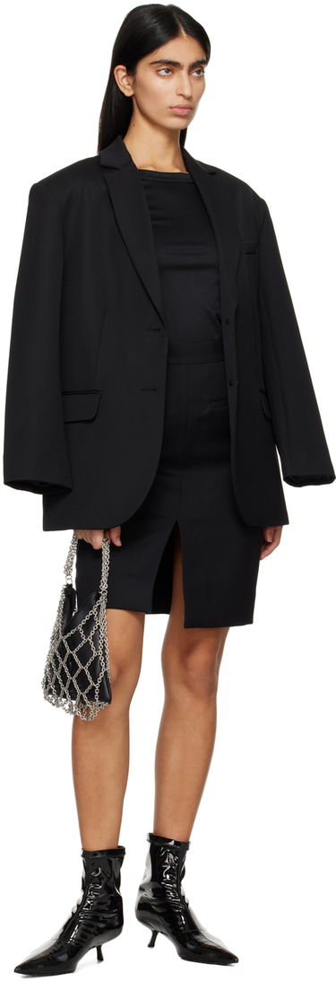 Sukňa Anine Bing Anine Bing Vena Miniskirt Čierna | A-04-4332-000, 3