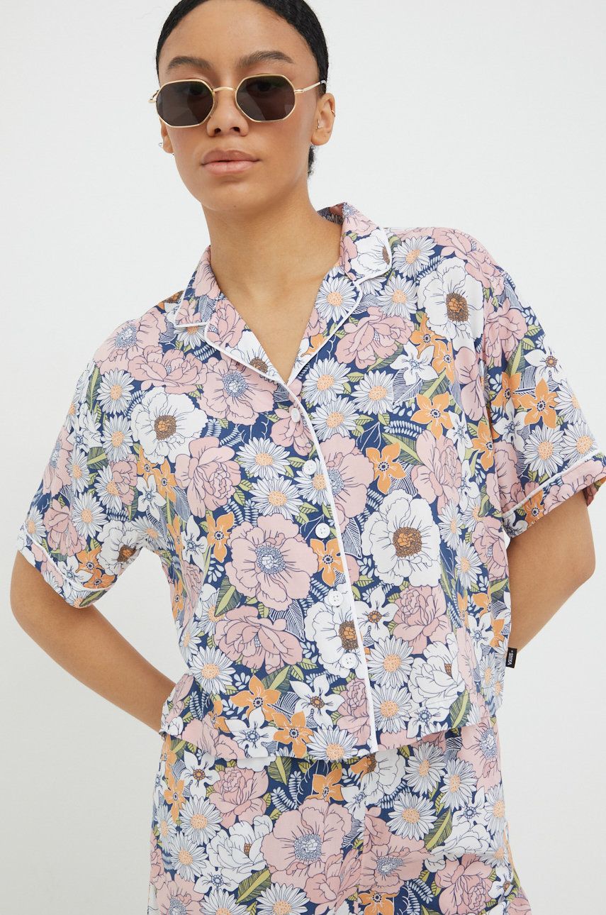 Košeľa Vans Retro Floral Shirt Rôznofarebný | VN0A5LMDYRH1, 0