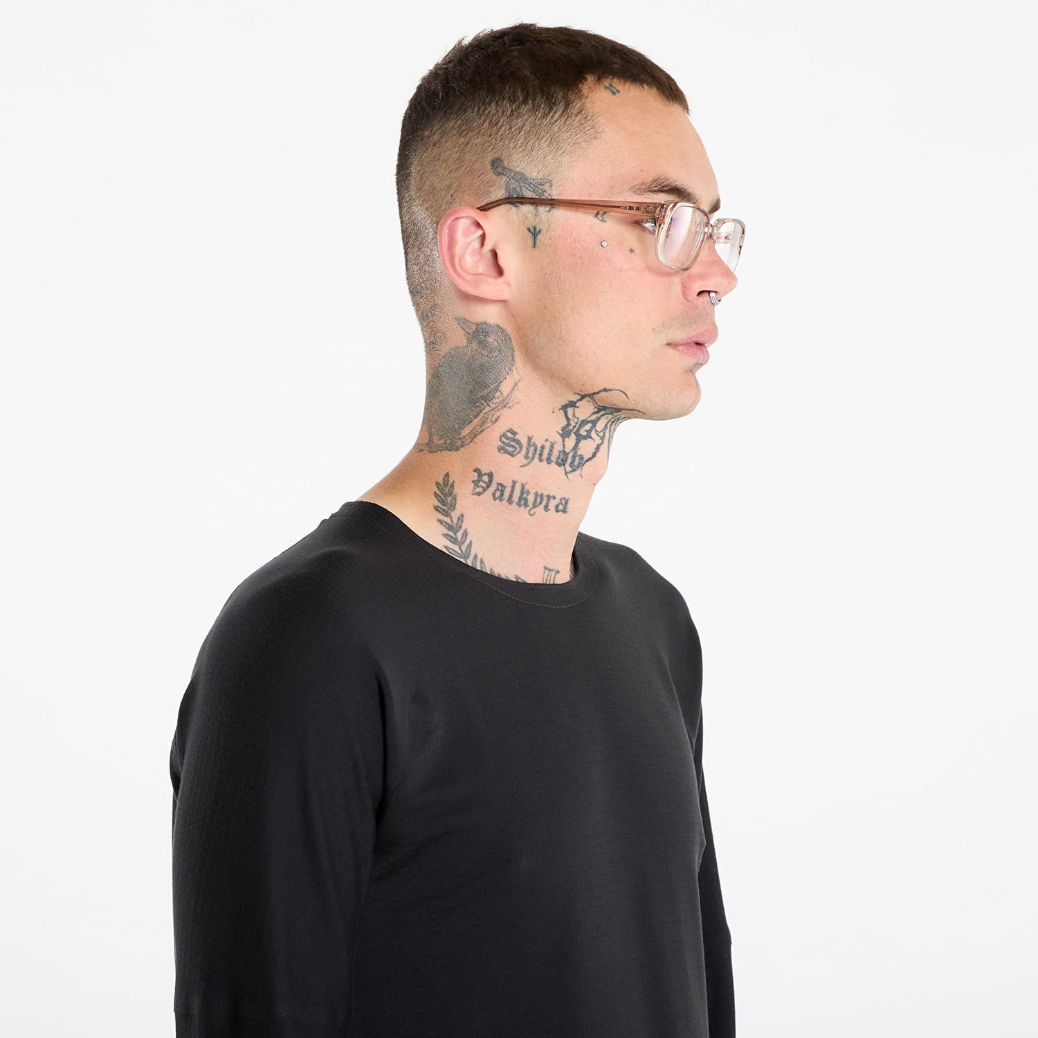 Tričko Y-3 Y-3 Running Long Sleeve T-Shirt Čierna | JX4806, 1