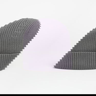 Kulicha CALVIN KLEIN Patch Chunky Rib Cotton Hat Šedá | LV04D8053G PCX, 2