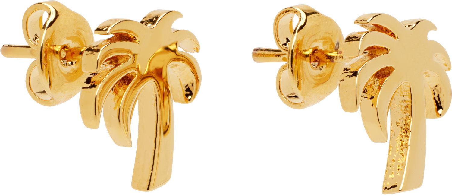 Náušnice Palm Angels Palm Tree Earrings Žltá | PWOD033C99MAT0017676, 1
