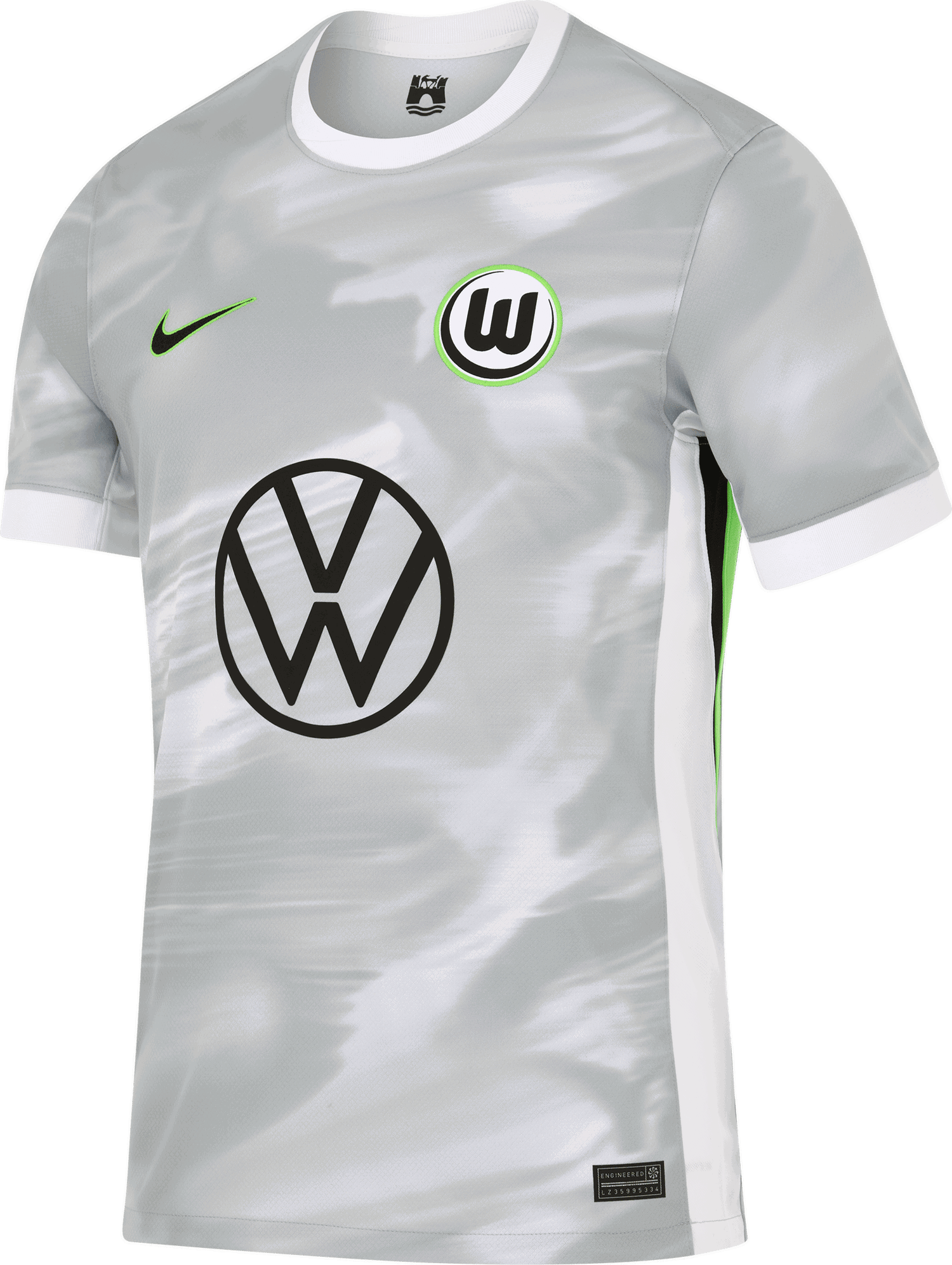 Dres Nike Nike VfL Wolfsburg 2025/26 Stadium Jersey Šedá | hq0960-100, 0