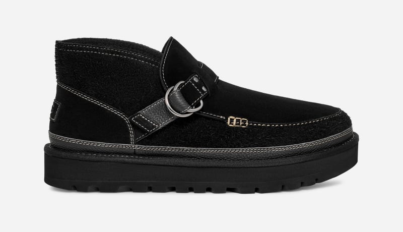 Tenisky a topánky UGG Hayden Strap Chukka Leather Boots Čierna | 1158207-BLK, 0