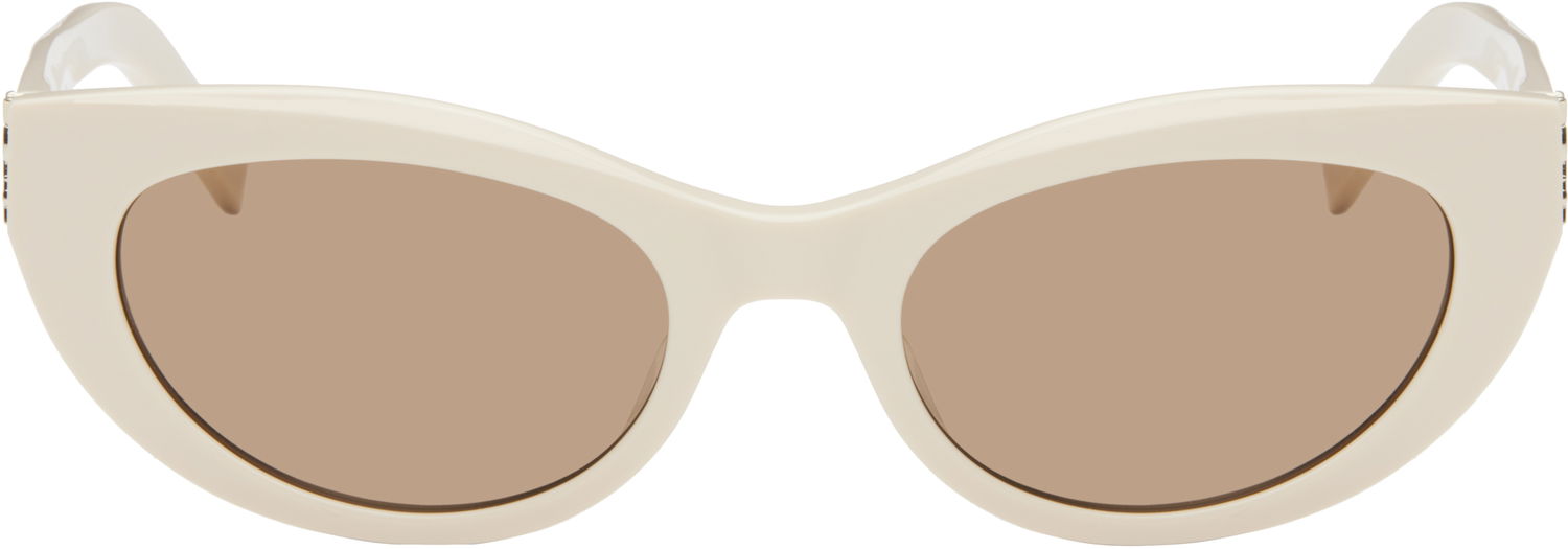 Slnečné okuliare Saint Laurent SL M115 Cat-Eye Sunglasses Biela | SL M115-004, 0