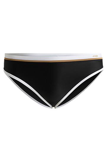 Nohavičky BOSS Signature Bikini Bottoms Čierna | 50540496, 0