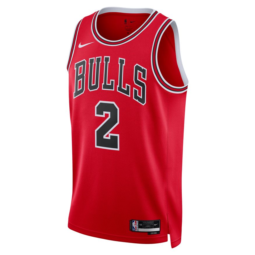 Dres Nike Dri-FIT NBA Ball Lonzo Chicago Bulls Icon Edition 2022/23 Swingman Jersey Červená | DN2000-660, 0