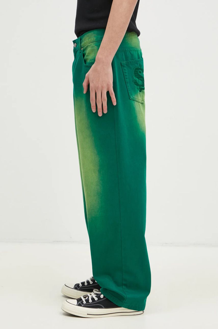 Billionaire Boys Club Green Dyed Denim Pants