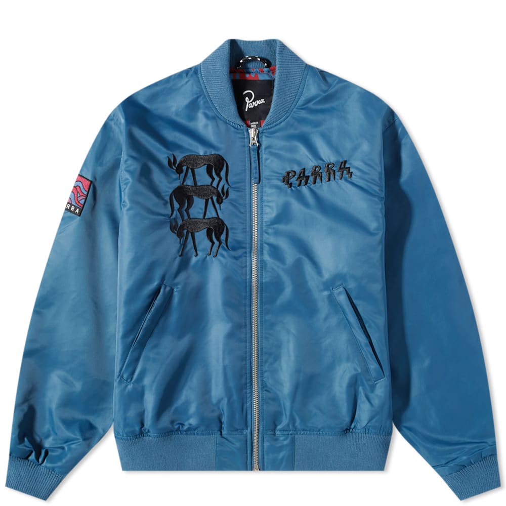 Bomber bunda By Parra Stacked Pets Varsity Jacket Navy | 49141-TEL, 0