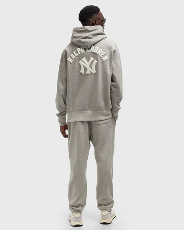 Mikina Polo by Ralph Lauren Long Sleeve Hooded Sweatshirt with Waffle-Lined Hood and Kangaroo Pocket Šedá | 710982812001, 2