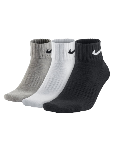 Ponožky Nike Cotton Quarter Socks 3-Pack Rôznofarebný | sx4926-901