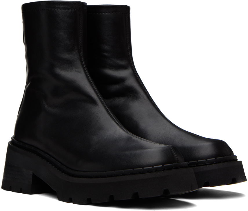 BY FAR Alister Leather Ankle Boots