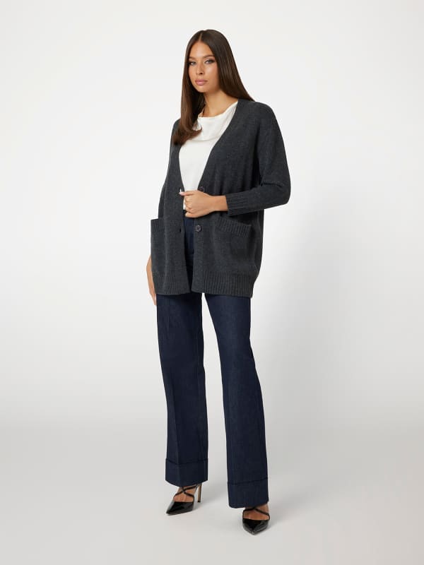 Cashmere Cardigan with Pockets