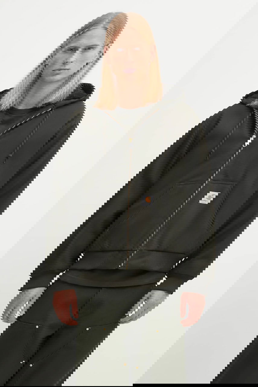 Bunda Carhartt WIP Hooded Full Zip Active Jacket Zelené | I023083.4901, 0