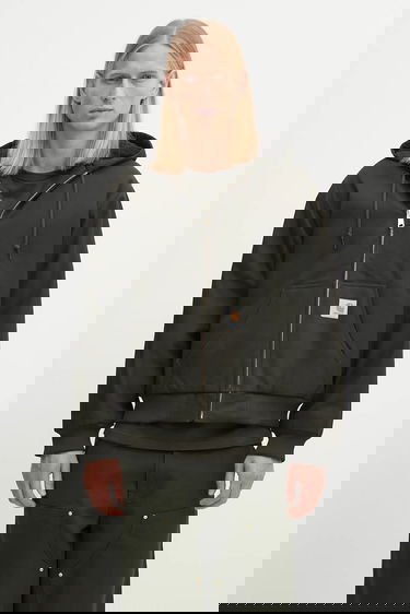 Bunda Carhartt WIP Hooded Full Zip Active Jacket Zelené | I023083.4901, 0