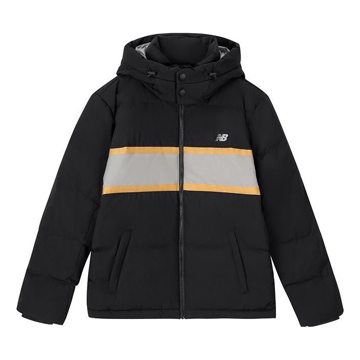 Prešívaná bunda New Balance Sportswear Hooded Jacket Čierna | AMJ33341-BK