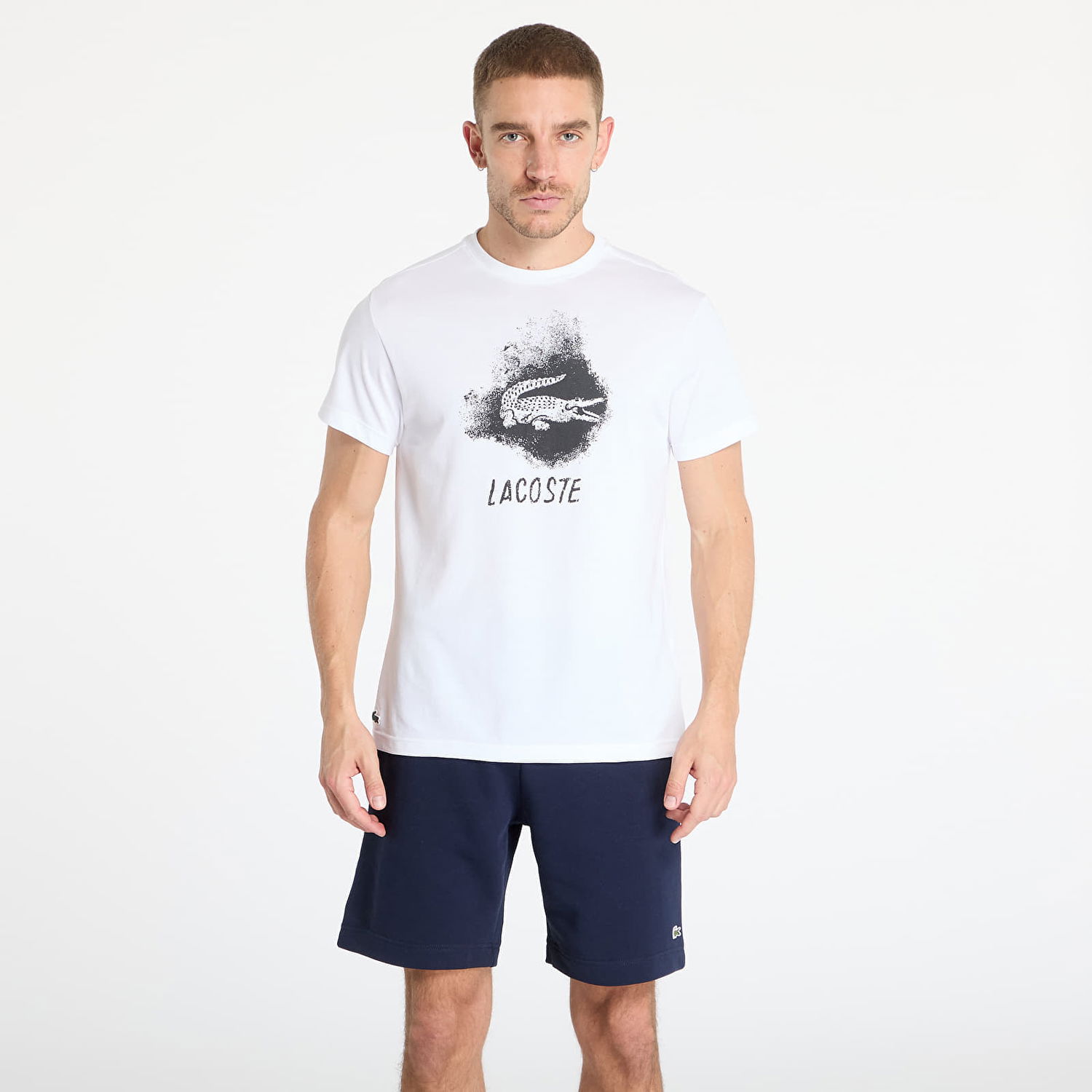 Tričko Lacoste LACOSTE Men's Technical T-Shirt Biela | TH8917 001, 0