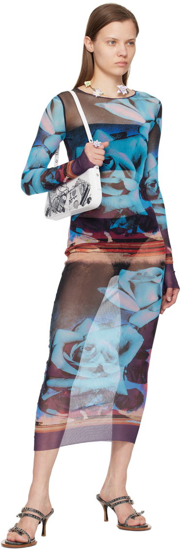 Šaty Jean Paul Gaultier Jean Paul Gaultier Roses Print Maxi Dress Rôznofarebný | 24/25-F-RO090-T547-275020, 3