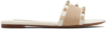 Doplnky Valentino Valentino Garavani Rockstud Slide Sandals Biela | 6W0S0MH4HJQ, 0