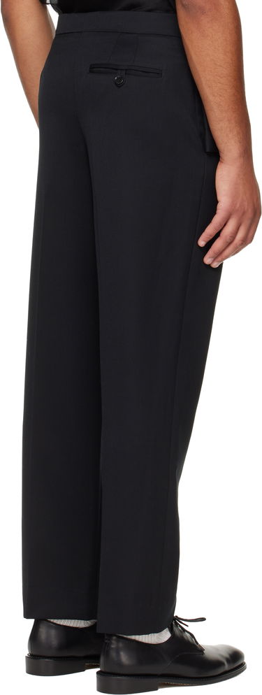 Nohavice Simone Rocha Simone Rocha Bow Waist Straight Leg Trousers Čierna | 4170 1217, 2