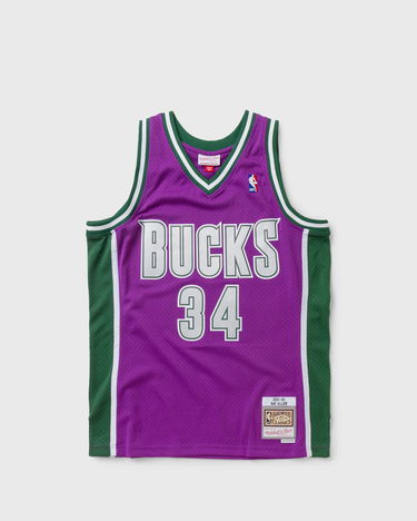 Dres Mitchell & Ness NBA Swingman Jersey Milwaukee Bucks 2001-02 Ray Allen #34 Fialová | SMJY1151-MBU01RALPURP, 0