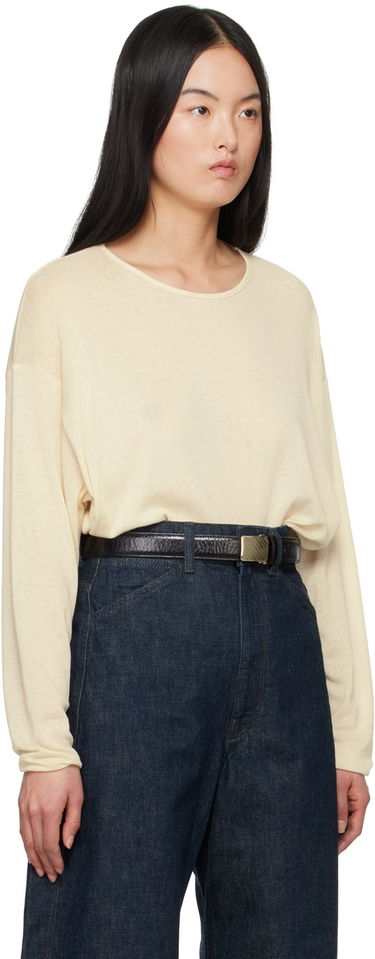 Tričko LEMAIRE Long Sleeve T-Shirt Béžová | TO1220 LK1015, 1