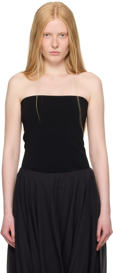 Tielko TOTEME TOTEME Compact Knit Tube Top Čierna | 253-WRT0575-YA0187, 0