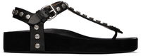 Isabel Marant Enore Flower Studded Platform Sandals